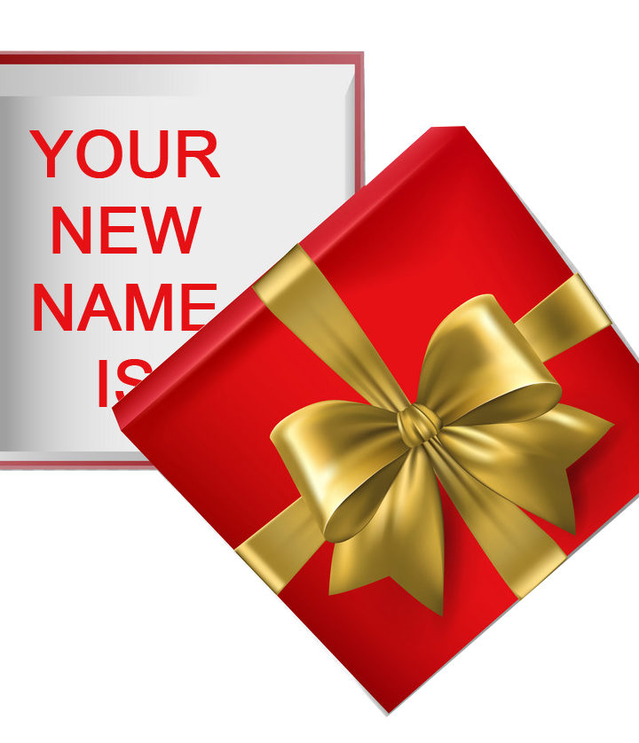A Name Change Is Not Your Everyday Gift Idea