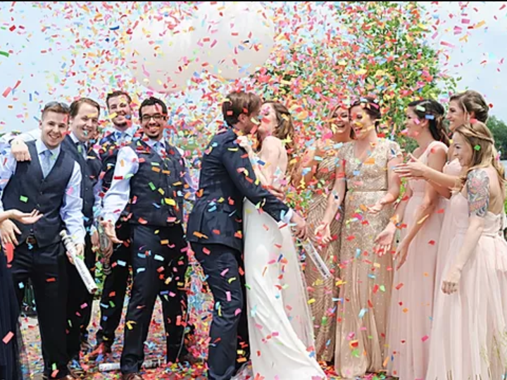 All you need to know about wedding confetti