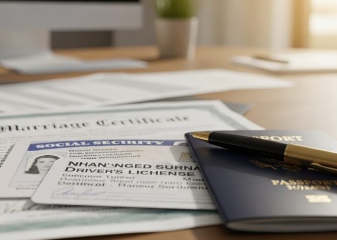 How to Handle a Post Marriage Name Change Without Legal Stress