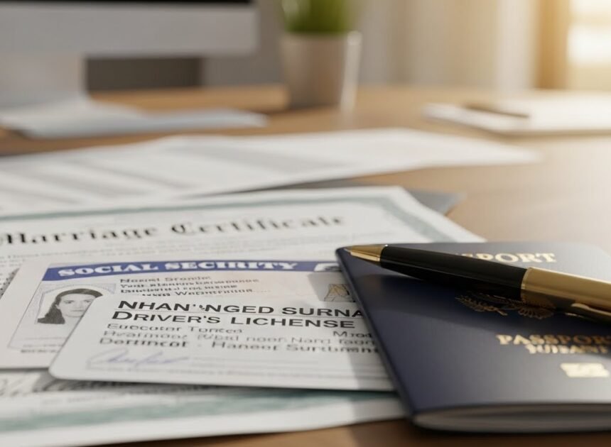 How to Handle a Post Marriage Name Change Without Legal Stress